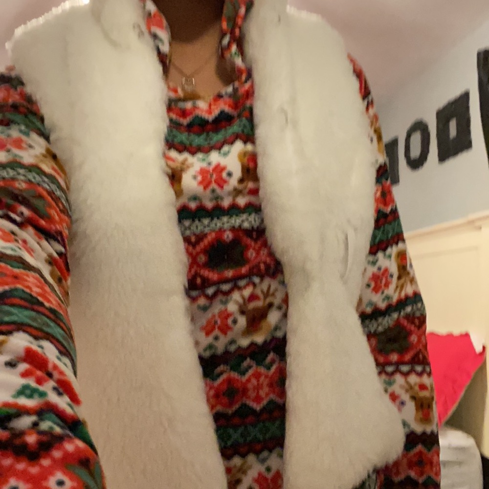 Fur coat goes with any sweater for more accessorizing!